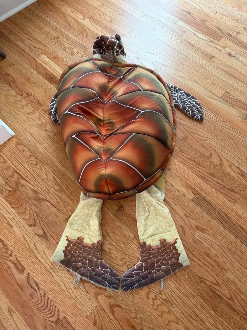 Kids Yellow Turtle Costume with Shell